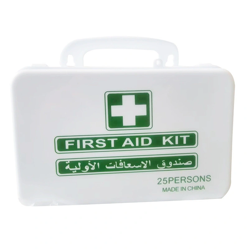 Portable first aid kit; car, home, business, factory medical life-saving storage box; annual inspection first aid box; wall-mounted 1
