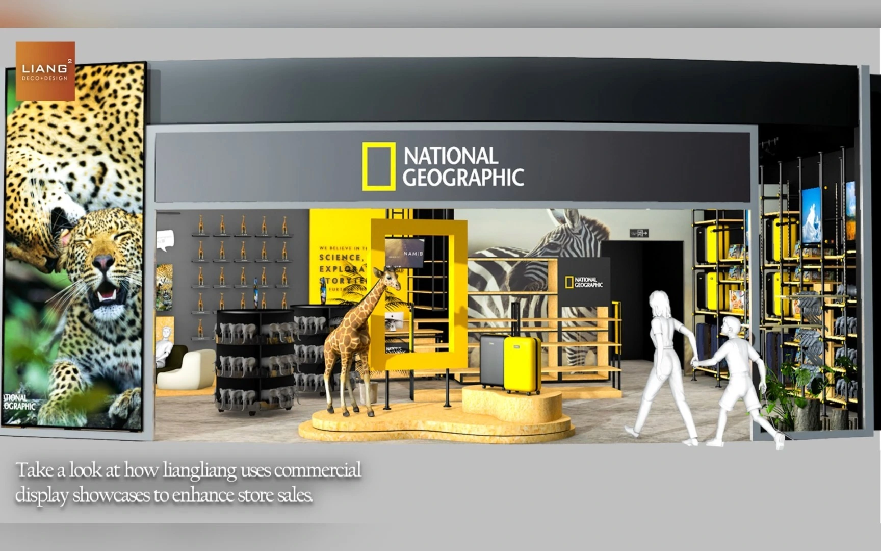 Ontdek hoe Liang commerciële vitrines inzet om de winkelverkoop te stimuleren. 1