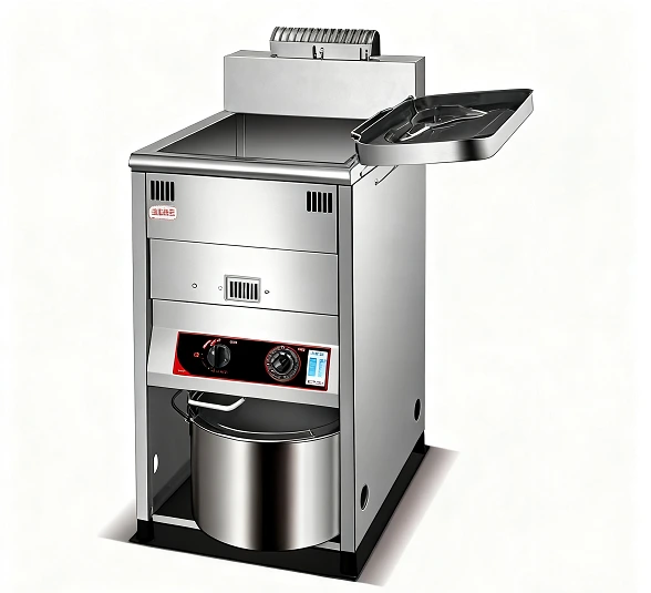 Kaesid Floor Standing Gas Fryer - Commercial Stainless Steel Deep Fryer for Restaurant Kitchen 1