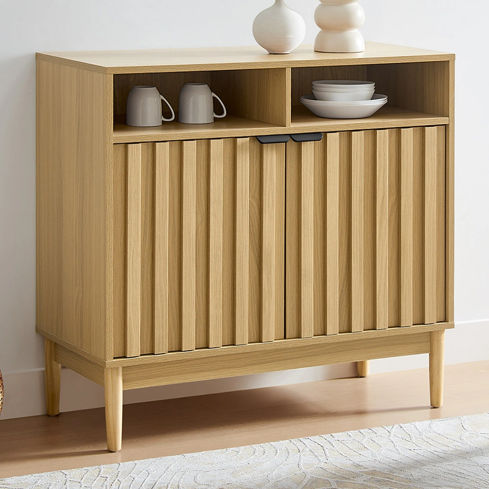 Customized Mid Century Freestanding Bathroom Cabinet Modern Storage Cabinet Sideboard Buffet Cabinet 1