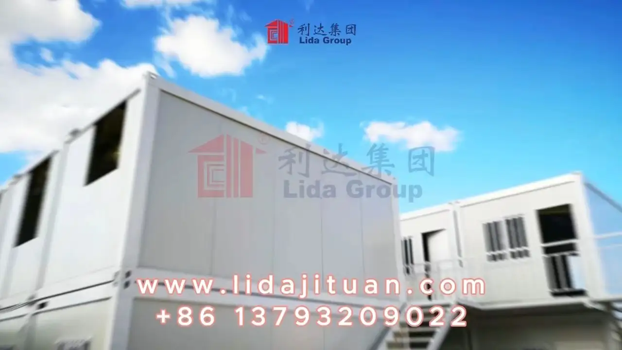 Diseño moderno y personalizable de casas contenedor para la vivienda de los trabajadores de la industria del petróleo y el gas. 1