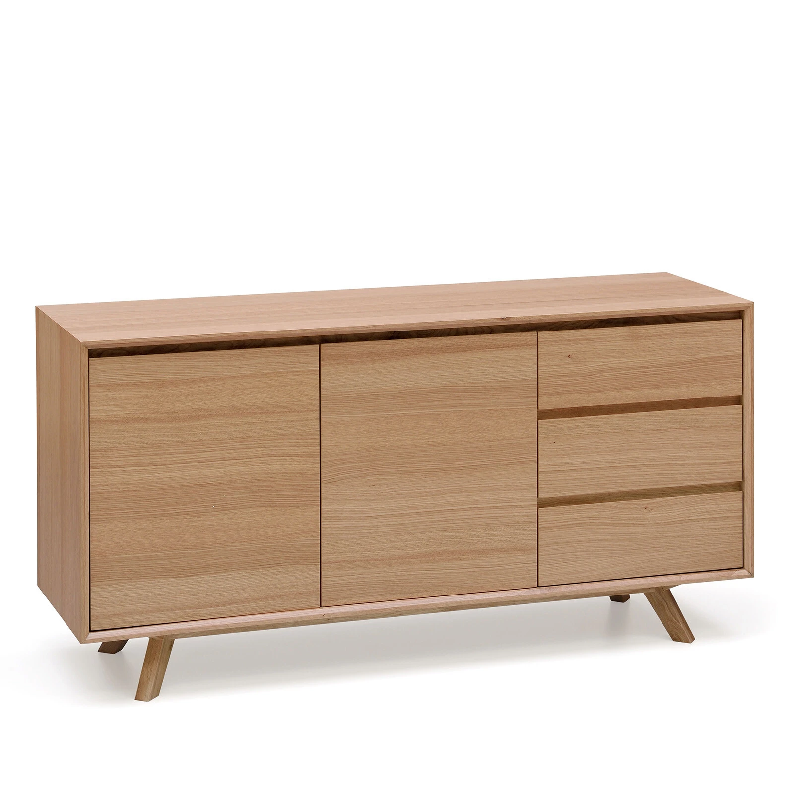 Sideboard Premium Wood 2 Doors 3 Drawers Contemporary Design Storage Durable Elegant Sophisticated Home Decor 1