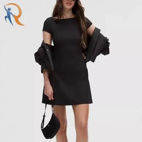 All Aligned Ribbed Mini Dress 1