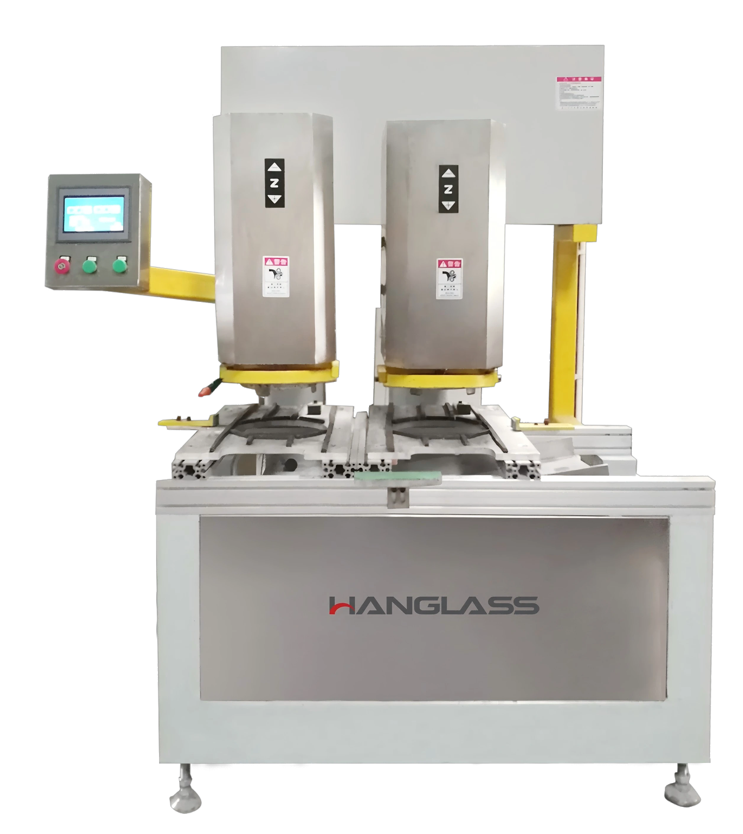 Cam İşleme için Çift Kafa Büyük Delik Delme Makinesi HAN02 1