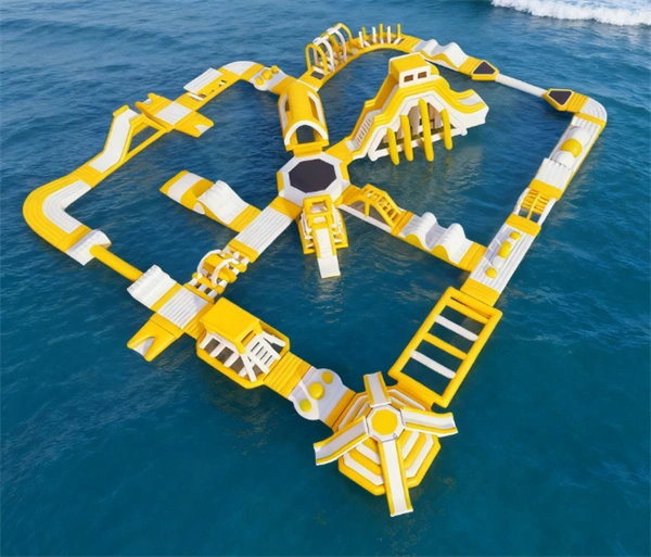 Lake Floating Inflatable Aqua Park 1