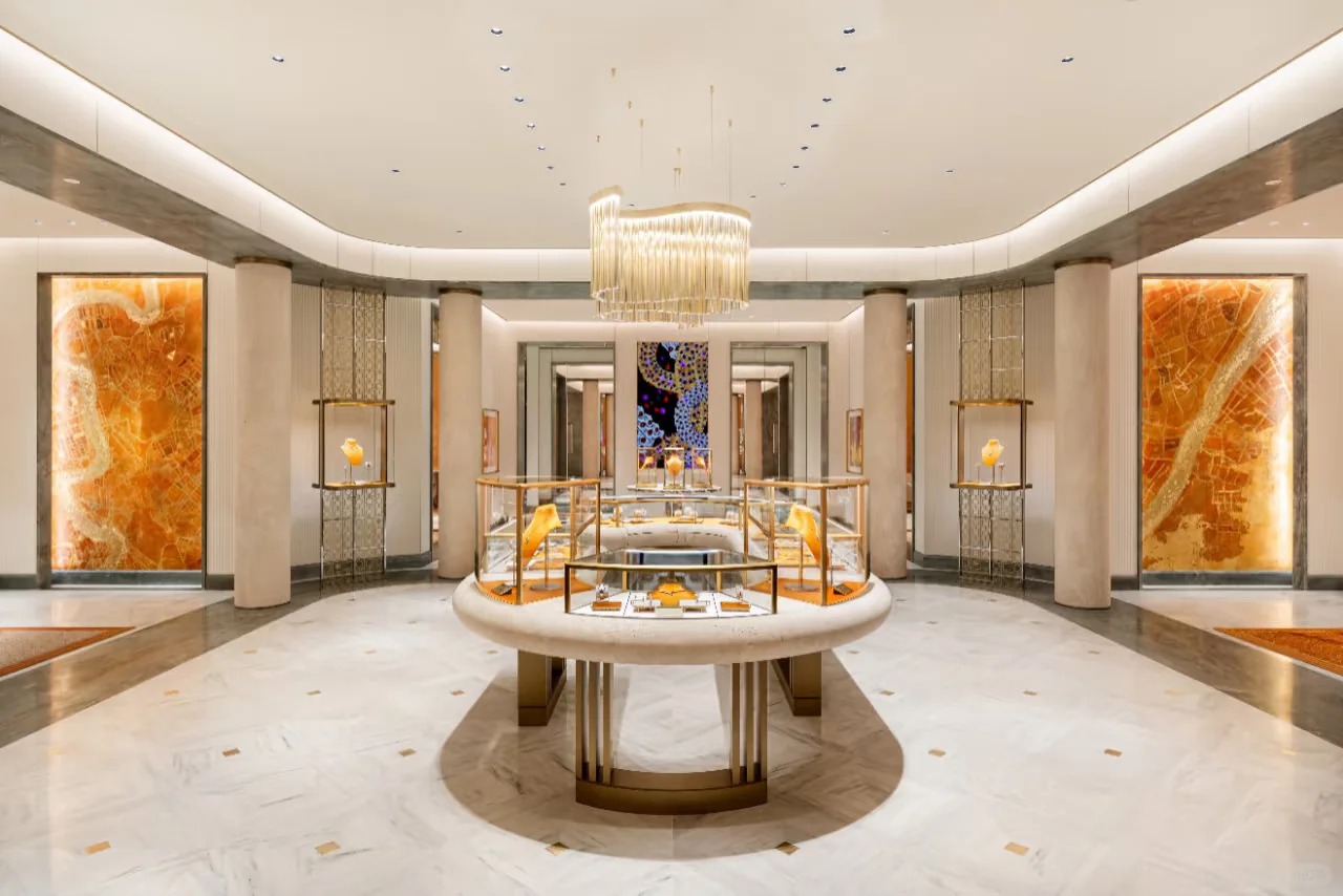 Vitrinas de joyería de lujo personalizadas y vitrinas de joyería estilo Bulgari 2
