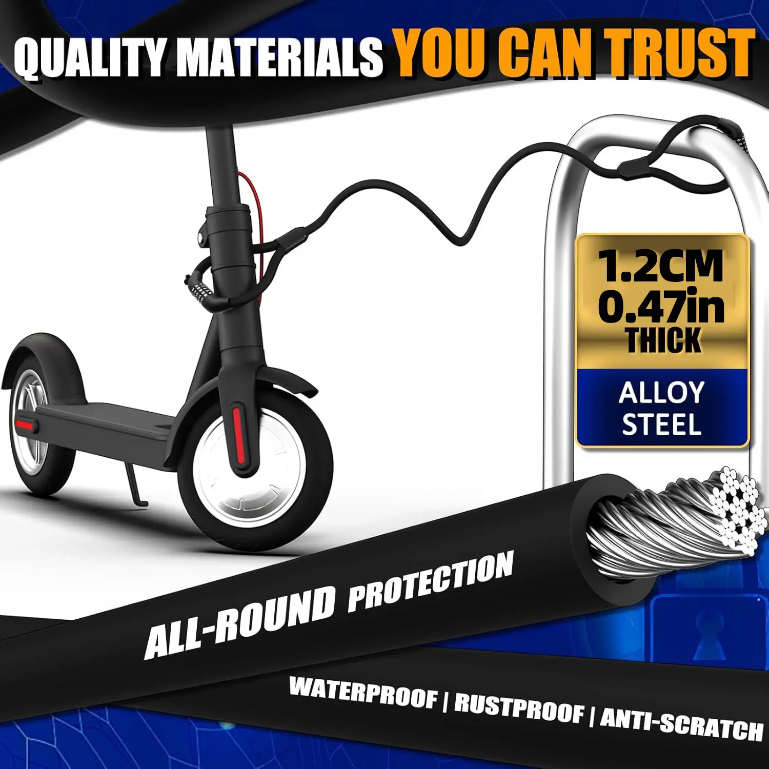 Scooter Lock Electric Scooter Lock Factory Direct Supply 5