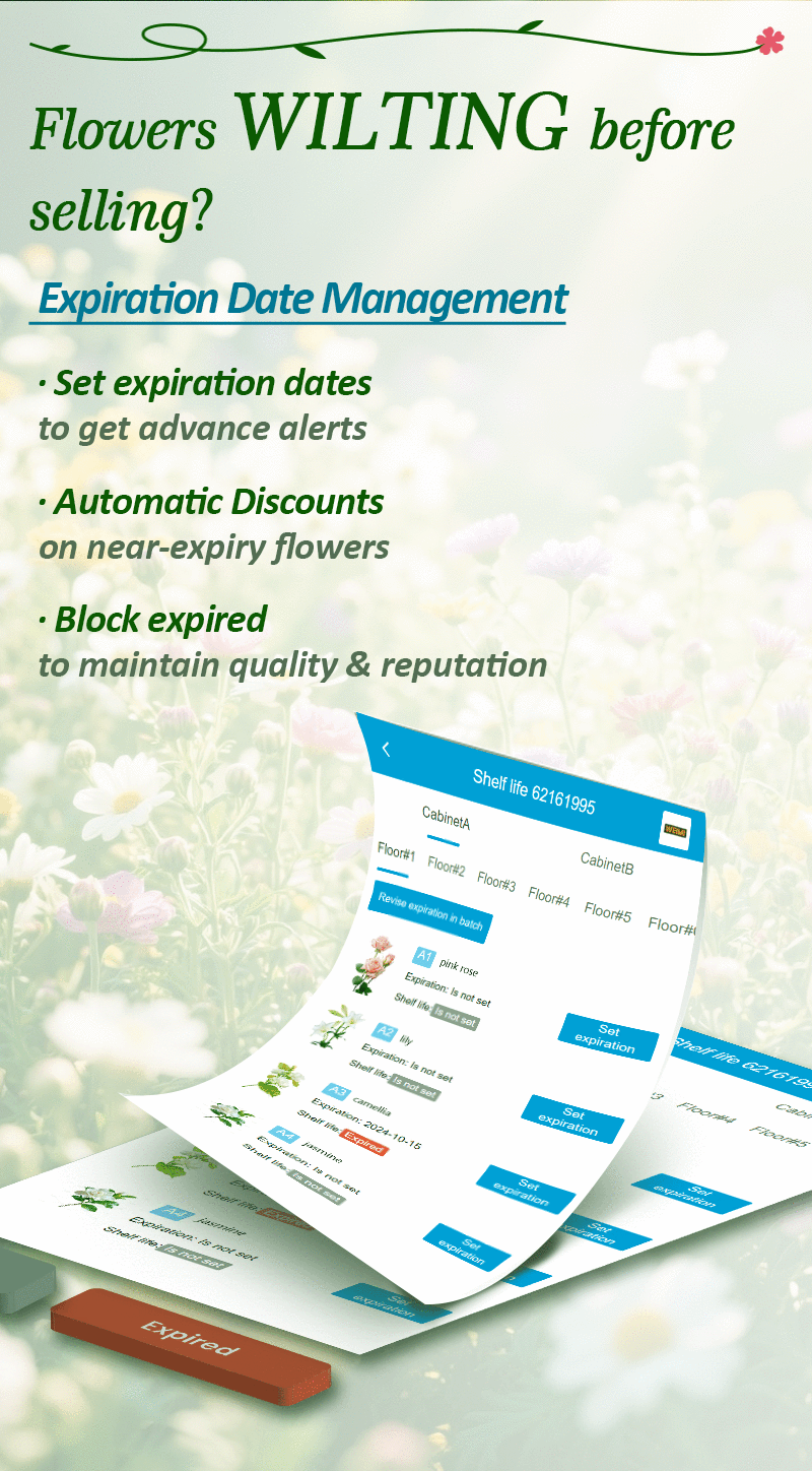 Refrigerated fresh flower vending machine supports expiry management with intelligent cooling system 3℃~20℃, automatic reminder, B2B factory direct supplier for vending machine with lockers, ensuring fresh flower vending safe, reliable and high quality.