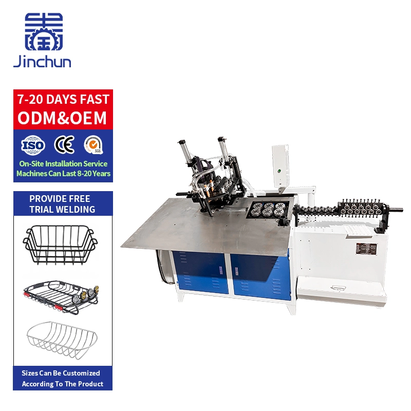 2-10mm Wire Bending Machine with Arc Welding Function for Automated 2D Wire Forming & Clothes Hanger/Hook Rack Production Line 1