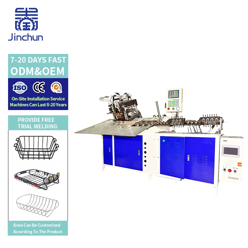2-6mm Wire Bending Machine with Middle Frequency Welding Function for 2D Wire Forming & Clothes Hanger/Hook Rack Production Line 1