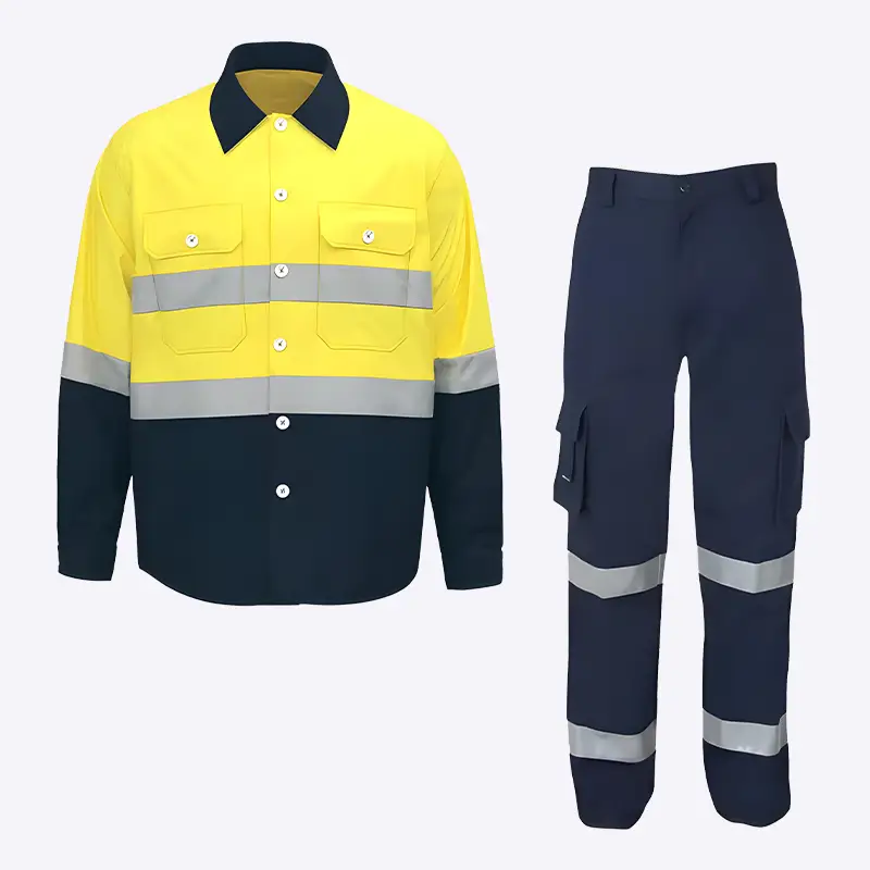 Road construction building site labor insurance clothing workwear set 1