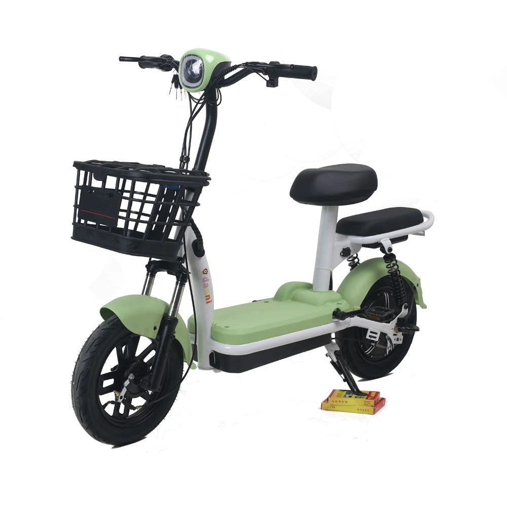 Wholesale Popular 350W 48V Bicycle Electric Scooter Bike 14 Inch Step Through Electric City Bike for Adults 1
