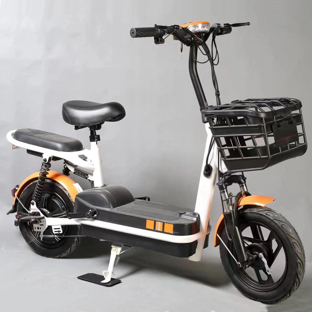 HOT SALE Cheap Price 400W 48V Step Through Ebike City 14 Inch Electric Scooter Bike With Seat 1