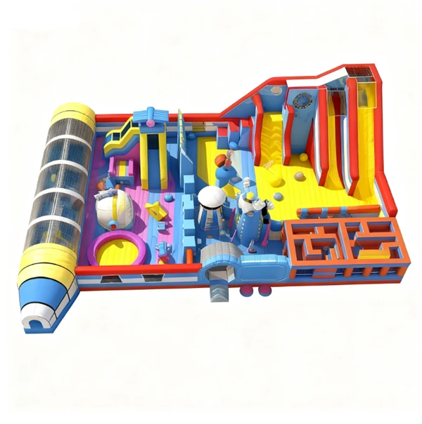 Space-Themed Inflatable Park Bounce Castle Play 1