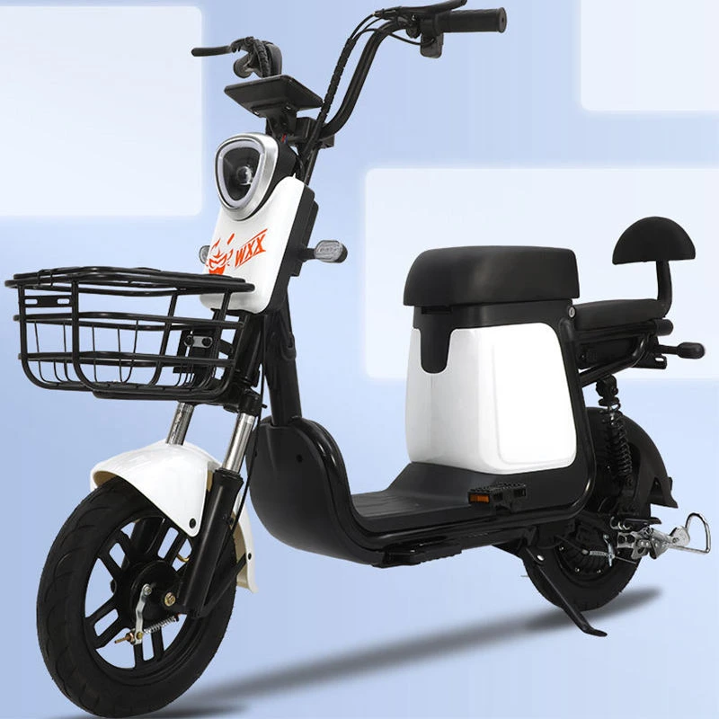 Long Range 500W 48V City Ebike Electric Bike 14 Inch LEAD ACID Battery Electric Scooter With Seat 1