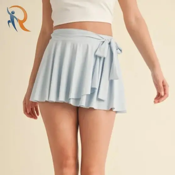 Balletcore Wrap Skort Blue 1