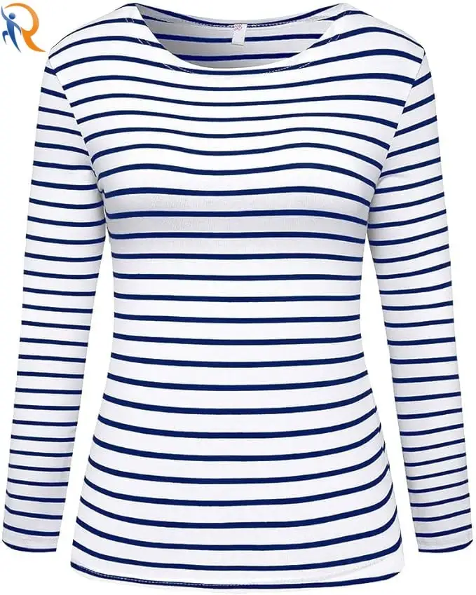 قميص مخطط بأكمام طويلة 1