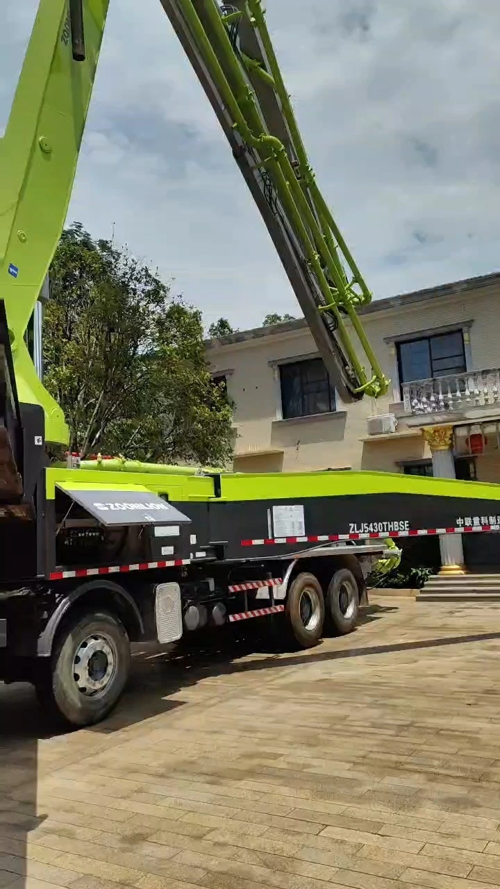 Pompa Hidrolik Beton Zoomlion Bekas 47m 52m 56 meter Model Tahun 2012-2017 2013 2015 2017 1