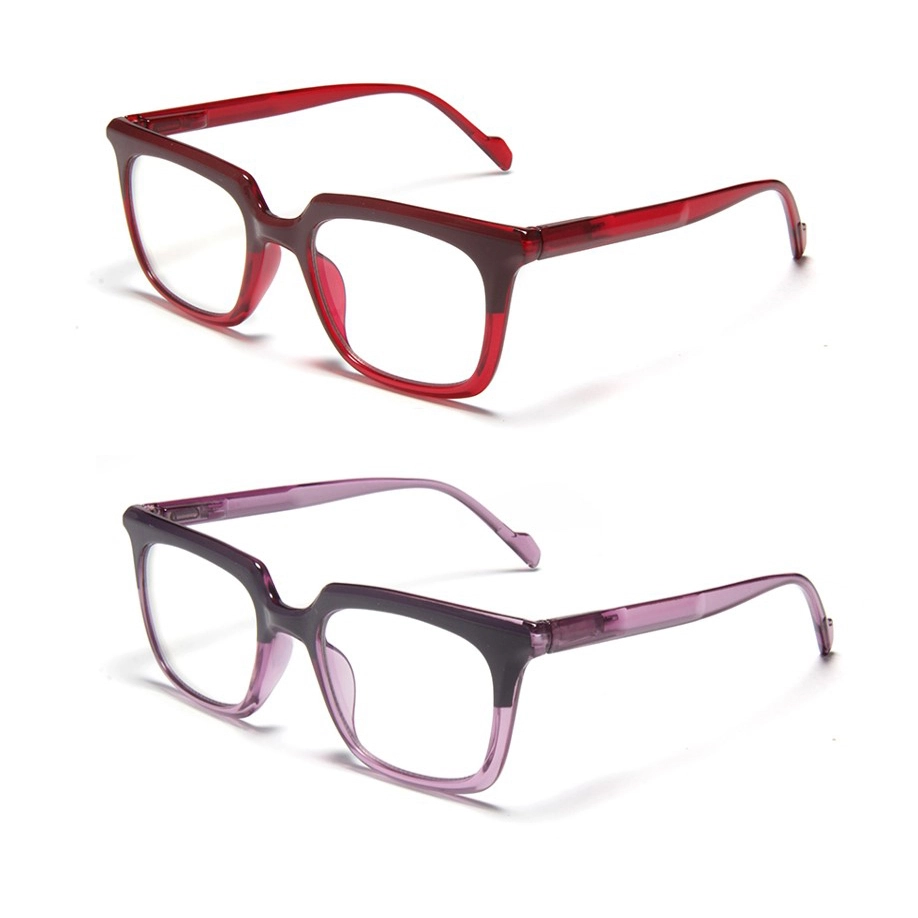 B25006 Anti Blue Light Blocking Bluelight Filter Computer Glasses With Case Custom Classic Women TR90 Transparent Optical Frames 1