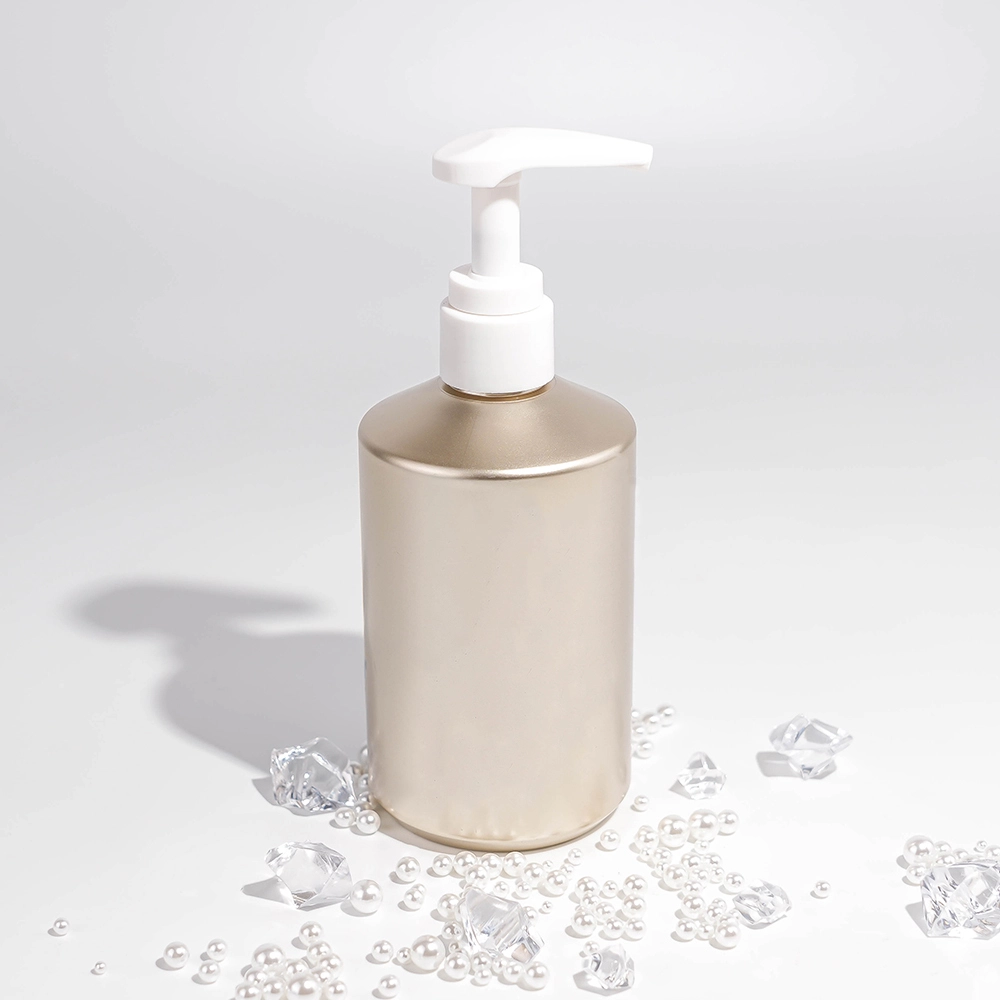 Bottiglia di plastica da 300 ml con tappo a pompa | Contenitore in PET per shampoo, lozione, crema solare, sapone per le mani BEST-70839 1