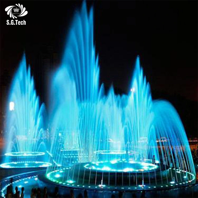 Water Crown Interactive Music Fountain Show System Garden Fountain 1