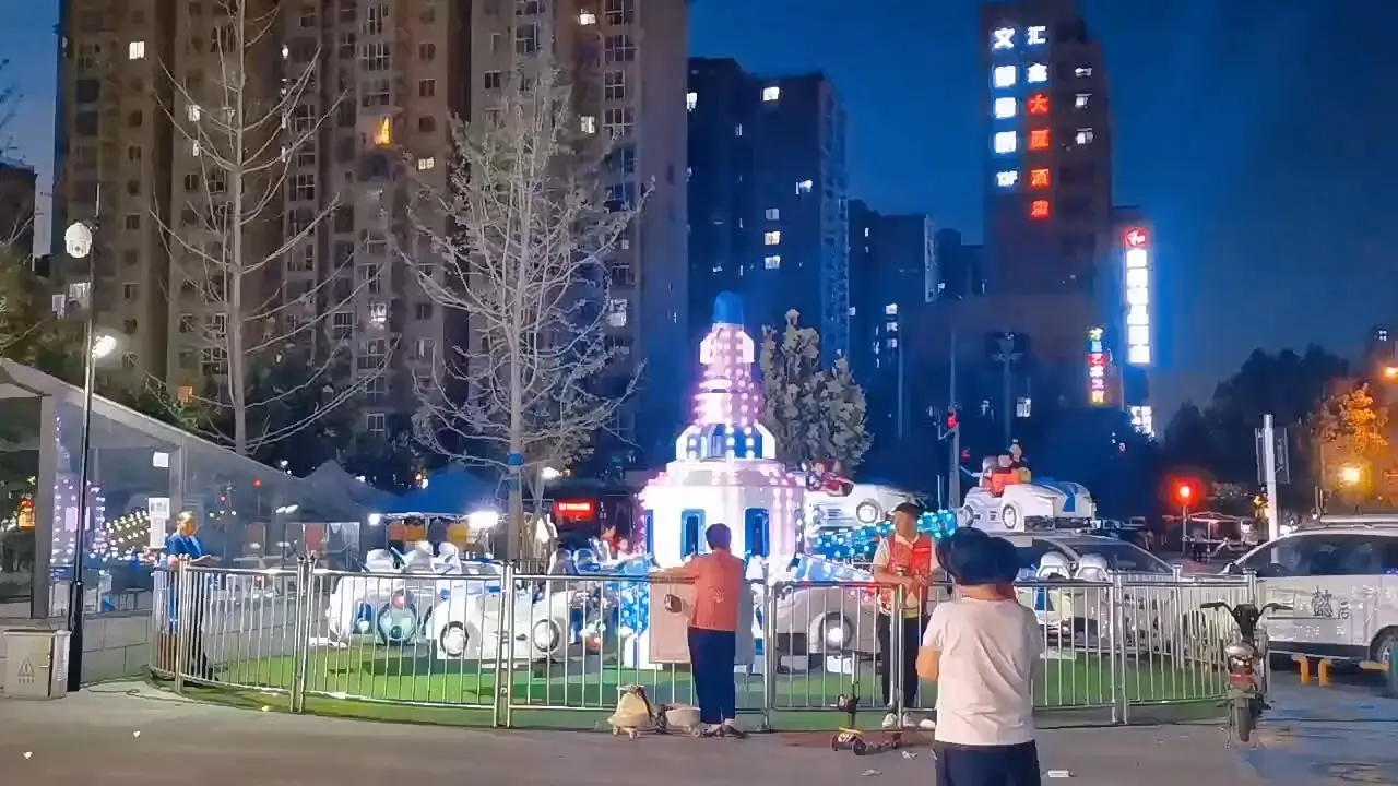 Self - Controlled Aircraft Amusement Ride: Space - Themed, LED - Lit Fun with Rotating Motion LMQ 1