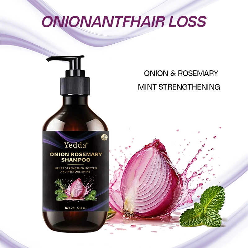 Yedda Natural Onion Anti-hair loss and dandruff Shampoo is used to repair and nourish hair and scalp 1