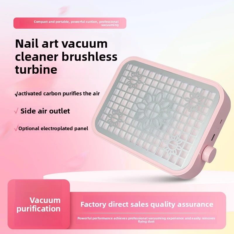 Nail Dust Collector Powerful Suction Nail Art Tool for Salon Home Use 1