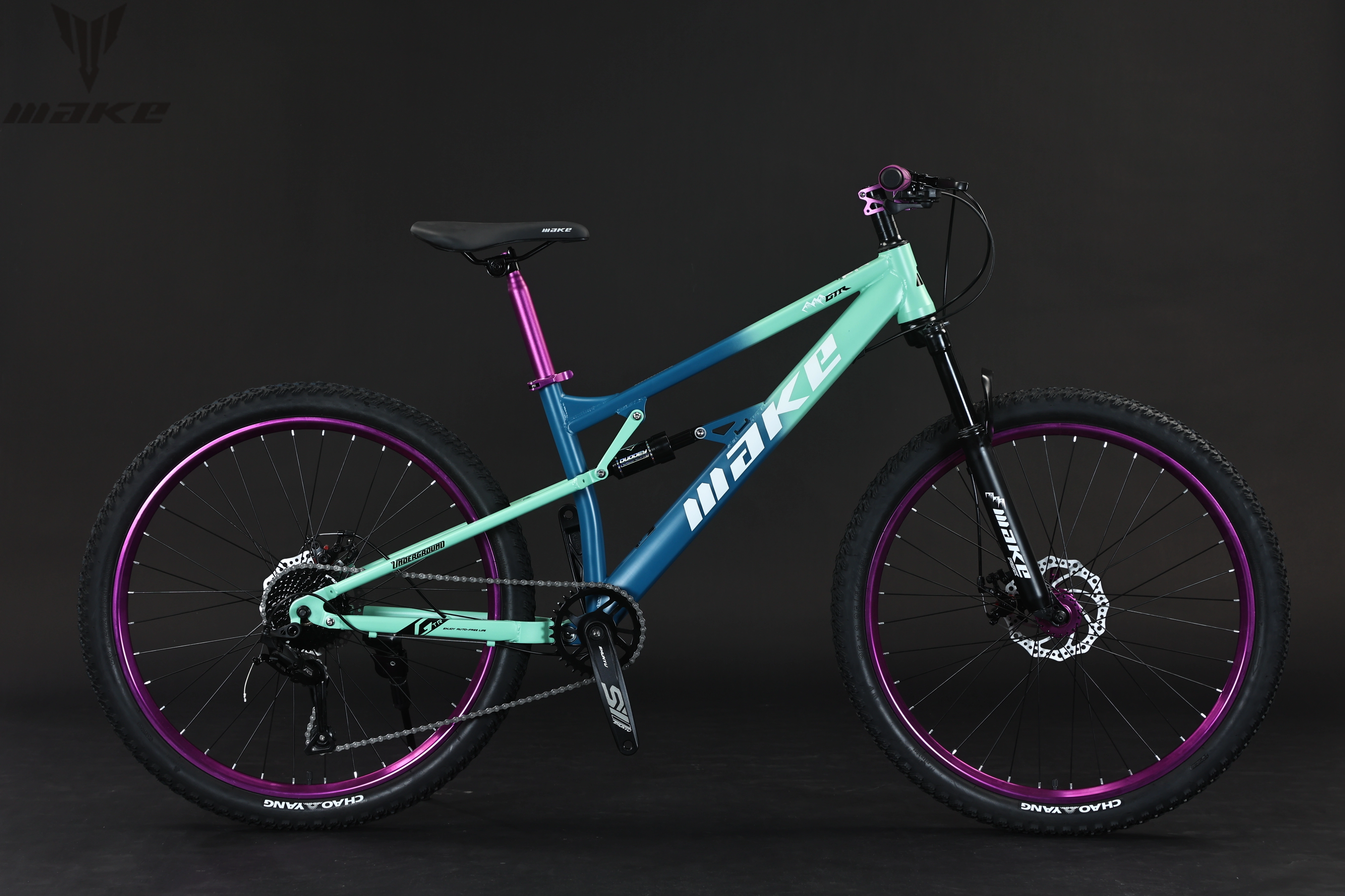 Bicicleta de montaña de 26&quot; con doble amortiguación para adultos. 1