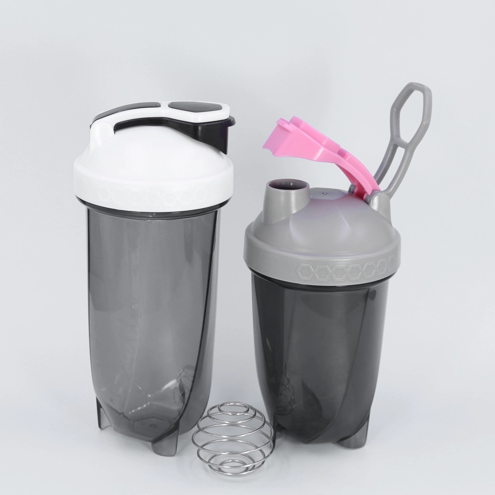 400ml/600ml Pc or tritan protein shaker water bottle with metal mixer ball 1