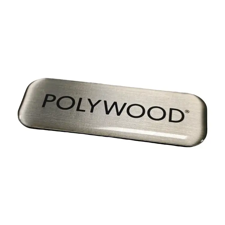 Custom Crystal-Clear 3D Epoxy Nameplates 1