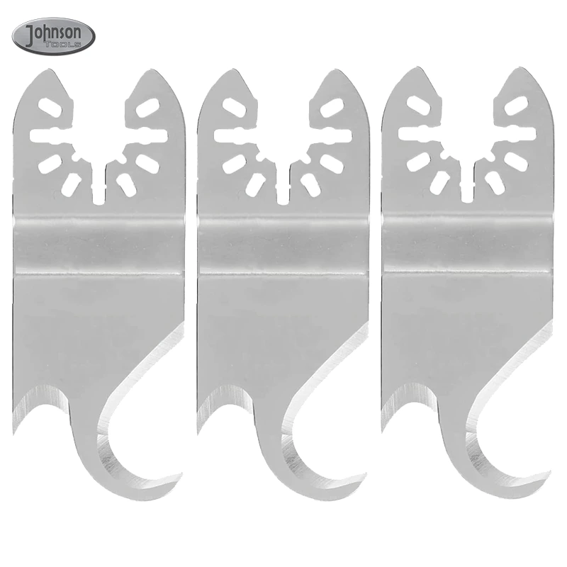 Johnson Tools Salınımlı Çok Amaçlı Alet Kancası Bıçağı Çatı Kiremitleri, PVC Halı ve Karton Kesmek İçin 1