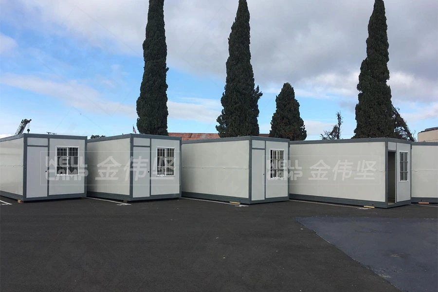Folding Container House for Indonesia Labor Camp – Movable Prefab Workers Dormitory,Portable, Easy to Install, Low Cost 1