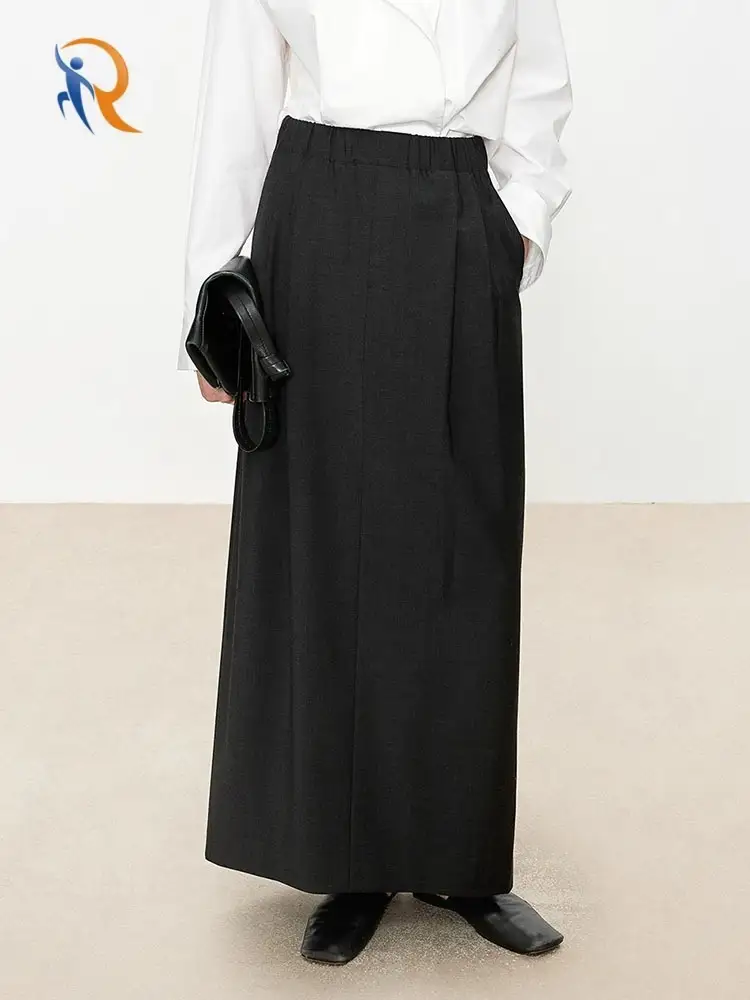 Womens Maxi A-line Long Skirt 1
