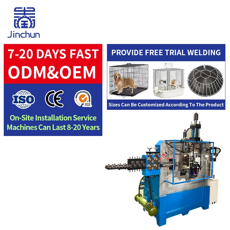 High-Precision Automated Pet Cage Buckle Machine – Efficient Wire Fastening Manufacturing Solution for Pet Enclosure Production 1