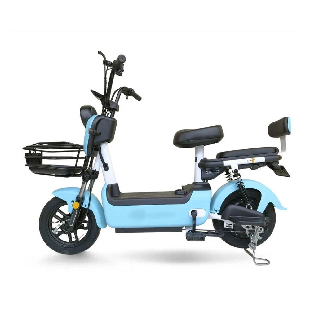 High Quality 350W 48V Electric Moped Scooter 14Inch E Bicycle Electric Bike Scooter for Adults 1