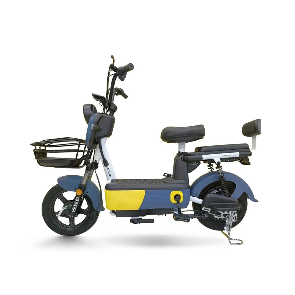 Wholesale 350W 48V E-Bike Electric Moped Electric City Bike 14Inch Electric Bike Scooter for Adults 1