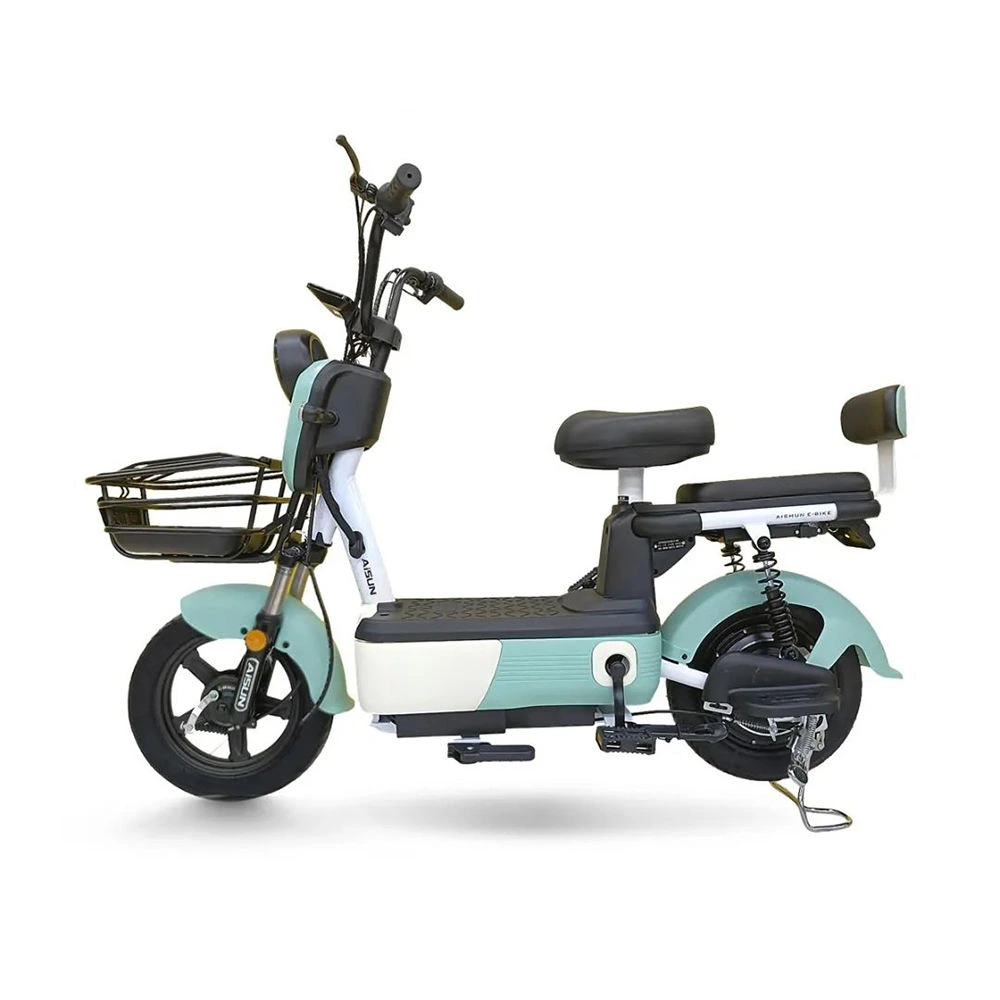 Wholesale Moped Electric City Bicycle 350W 48V Adult Electric Scooter Bike WIth Pedal 1