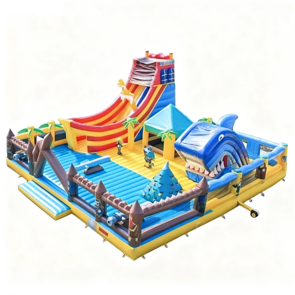 Castillo inflable gigante para exteriores 1