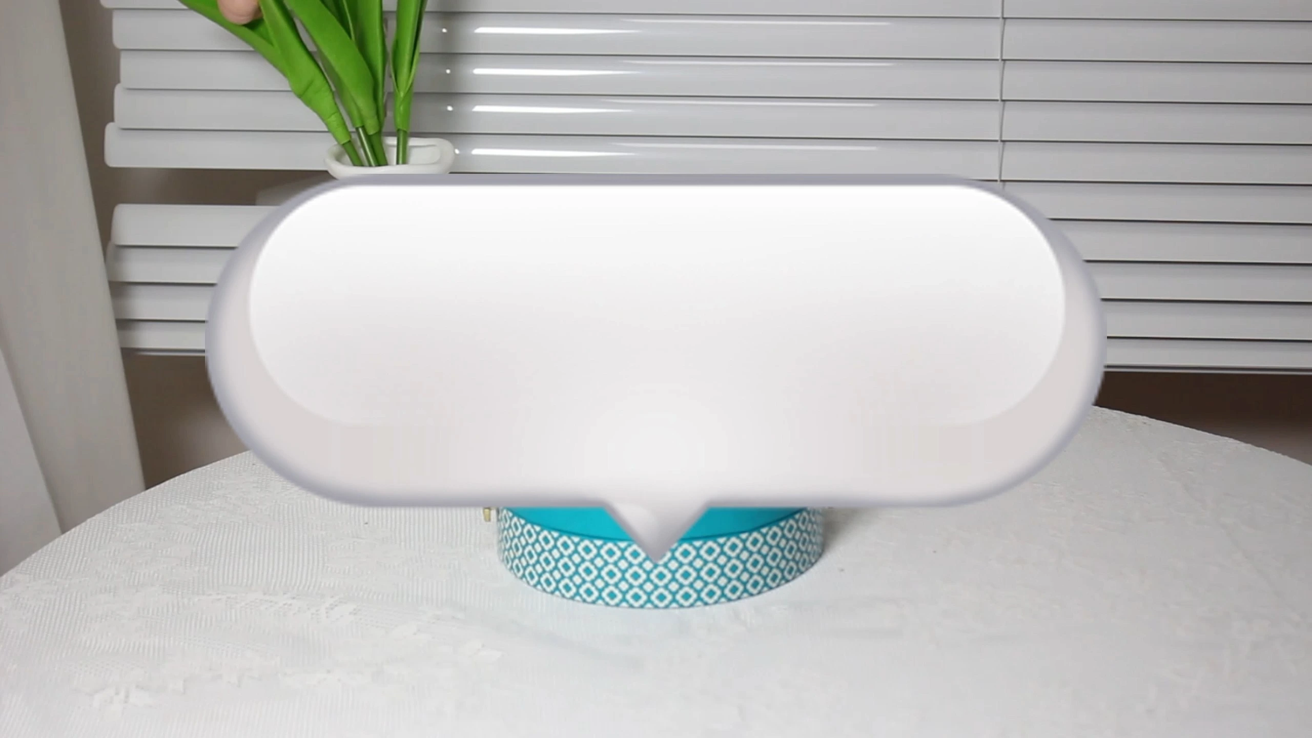 CF Turquoise Round Gift Paper Box With Patterned Design For Storage And Gifting 1