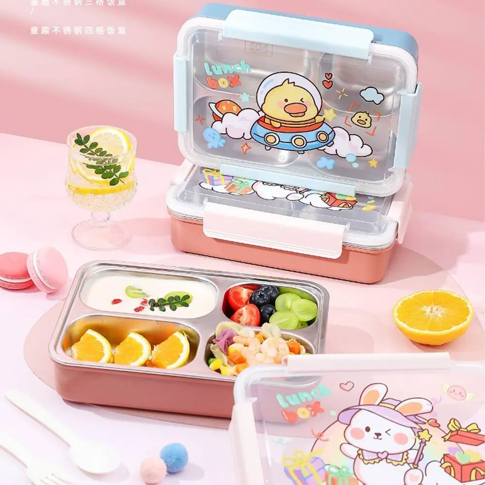 Hongxing Keep Fresh Containers, Cartoon Rabbit/Duck/Sheep Pattern Children's Lunch Box 1