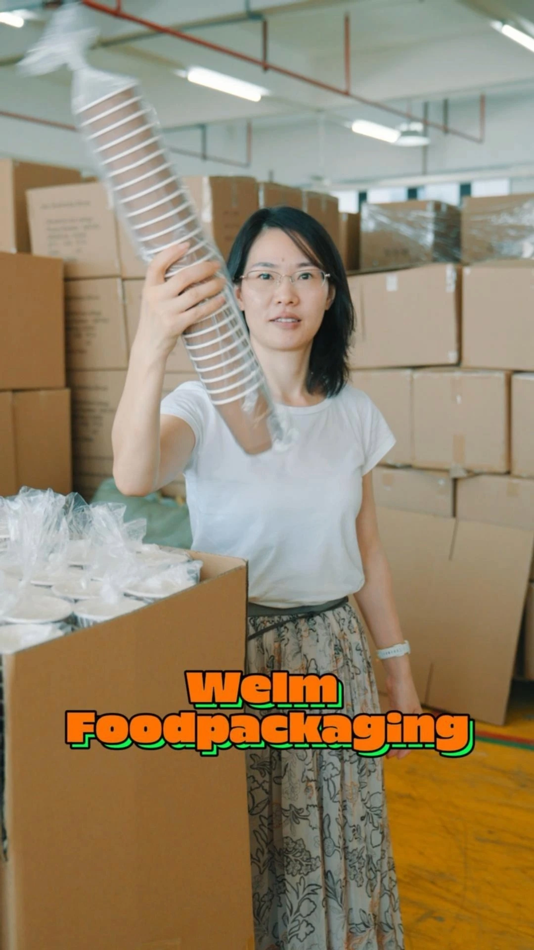 Vaso de papel ondulado biodegradable para café caliente 1