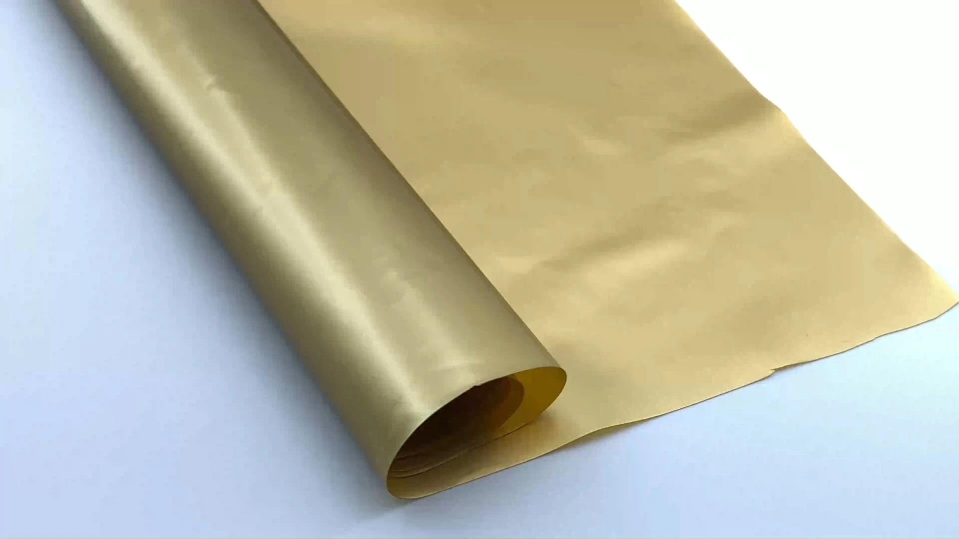 Soft Translucent Golden Colored PVC Film 1