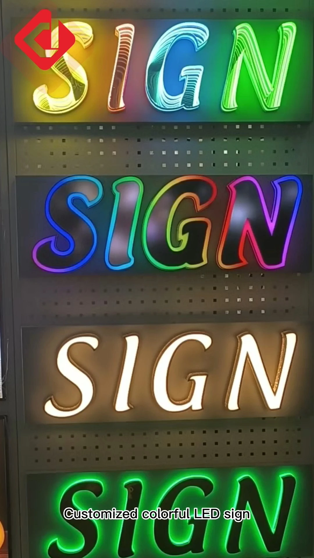 Custom Smart RGB Infinity Mirror LED Letter Sign for Gaming Room Atmosphere LED Decor 1