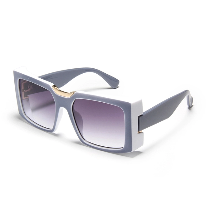 S27087 Statement Square Sunglasses - Eye - Catching Trendy UV400 Eyewear, Distinctive Shape, Must - Have Accessory for Fashion Lovers 1
