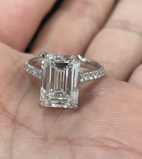 Custom Lab Grown Pink Diamond Engagement Ring Company 4
