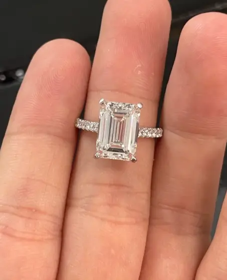 Custom Lab Grown Pink Diamond Engagement Ring Company 3