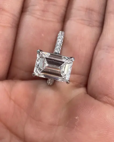 Custom Lab Grown Pink Diamond Engagement Ring Company 6