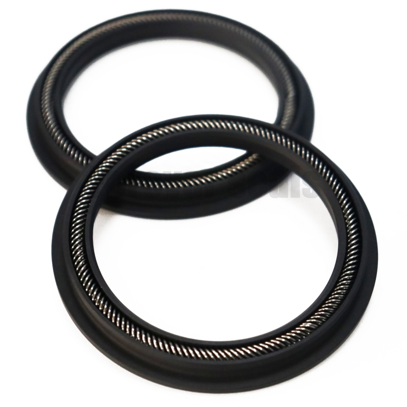 Trelleborg Standard TVM Spring Energized Seal - PTFE with Carbon Fiber 1