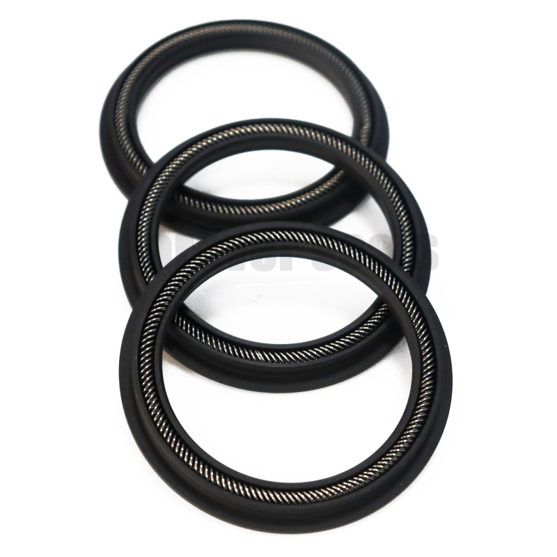 Trelleborg Standard TVM Spring Energized Seal - PTFE with Carbon Fiber 2